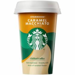 Café latte de caramelo Starbucks 220 ml.