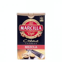 Café molido mezcla Marcilla crème express Caja 0.25 kg