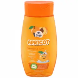 Champú albaricoque niños Carrefour Soft 250 ml.