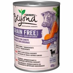 Comida húmeda de buey para perro Purina Beyond Grain 400 g.