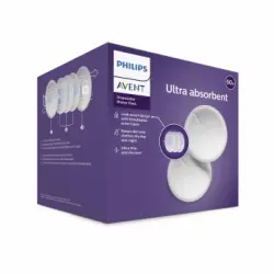 Discos de lactancia ultra absorbentes Philips Avent 60 ud.