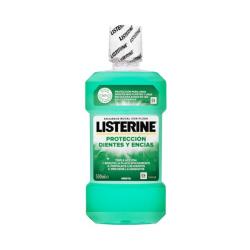 Enjuague bucal protección dientes y encías Listerine menta Botella 0.5 100 ml