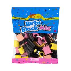 Golosinas Rega Black Mix Hacendado Paquete 0.3 kg