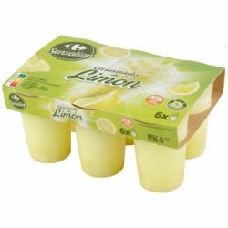 Granizado de limón Carrefour Sensation sin gluten pack de 6 unidades de 200 ml.