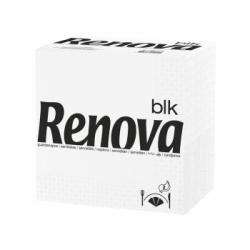 Set de 75 Servilletas 2 capas de Celulosa RENOVA BLK 75pz - Blancas