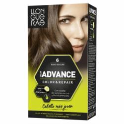 Tinte de cabello permanente tono 6 rubio oscuro Llongueras Color Advance 1 ud.