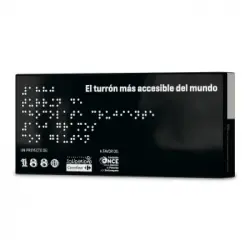 Turrón de chocolate crujiente 1880 Solidario 150 g.