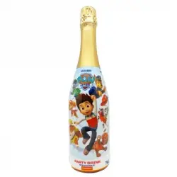 Bebida espumosa patrulla party drink sin alcohol Nikelodeon 75 cl.
