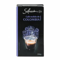 Café molido natural Colombia Carrefour Selección 250 g.