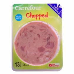 Chopped en lonchas Carrefour sin gluten 250 g