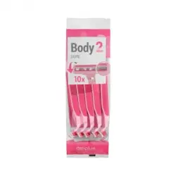 Maquinillas depilación desechables Deliplus Body 2 hojas