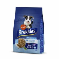 Pienso de pollo y arroz para perros Junior Brekkies Dog 3 Kg.