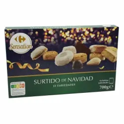 Polvorones surtidos Carrefour Sensation 700 g.