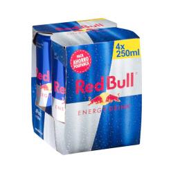 Bebida energética Red Bull 4 latas X 250 ml