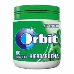 Chicles de hierbabuena sin azúcar Orbit 84 g.
