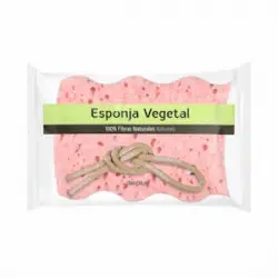 Esponja de baño vegetal 100% fibras naturales Deliplus