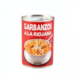 Garbanzos a la riojana Hacendado Bote 0.42 kg