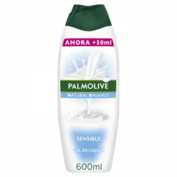 Gel de ducha sensible cuidado hidratante NB Palmolive 600 ml.