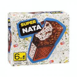 Helado sándwich super nata Hacendado Caja 870 ml