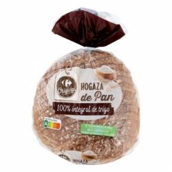 Hogaza de Pan 100% Integral Carrefour 500 g.