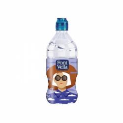 Agua mineral Font Vella tapón deportivo 75 cl.