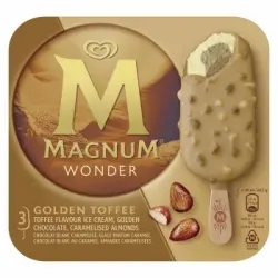 Bombón golden toffe Wonder Magnum 3 ud.