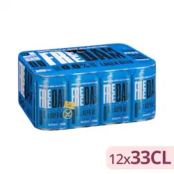 Cerveza sin gluten Free Damm 0,0% sin alcohol 12 latas X 330 ml