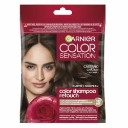 Champú retoque color castaño Garnier Color Sensation 40 ml.