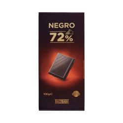 Chocolate negro 72% de cacao Hacendado Tableta 0.1 kg