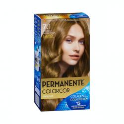 Coloración permanente 7.1 rubio medio ceniza Deliplus Caja 1 ud