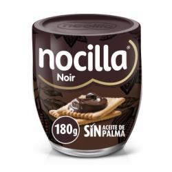 Crema de cacao Noir Nocilla sin gluten y sin aceite de palma 180 g.