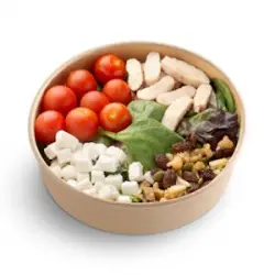 Ensalada de pollo, queso y frutos secos Listo para Comer Bol 0.25 ud
