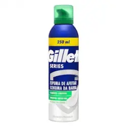 Espuma de afeitar piel sensible Gillette con aloe Bote 0.25 100 ml