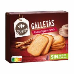 Galletas con canela Carrefour Original sin aceite de palma 470 g.