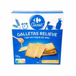 Galletas relieve Classic Carrefour 700 g.