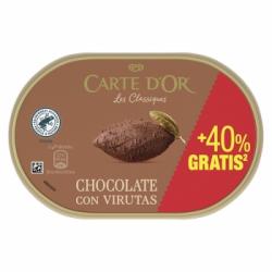 Helado de chocolate con virutas Carte D'Or Les Classiques 650 g.
