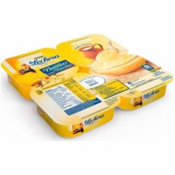 Natillas de vainilla Nestlé La Lechera pack de 4 unidades de 115 g.