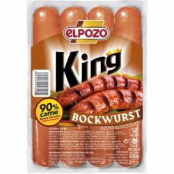 Salchichas King bockwurst ElPozo sin gluten 330 g