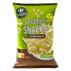 Snack vegetal de garbanzos Sensation Carrefour 100 g.