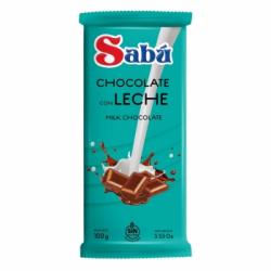 Tableta chocolate con leche Sabú sin gluten 100 g.