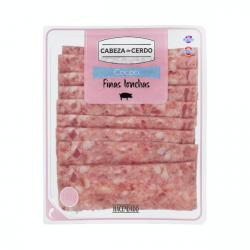 Cabeza de cerdo finas lonchas Hacendado Paquete 0.15 kg