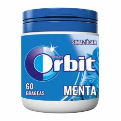 Chicles de menta sin azúcar Orbit 84 g.