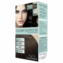Crema color permanente cabellos delicados no 5.0 castaño claro Colour Clinuance Clearé Institute 1 ud.