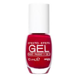 Laca de uñas efecto gel Deliplus 661 rojo  1 ud