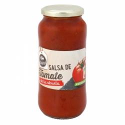 Salsa de tomate de la abuela Original Carrefour tarro 550 g.