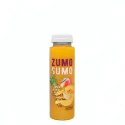 Zumo de melón, mango y piña Hacendado con puré de fruta Botella 250 ml