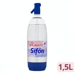 Agua de soda con sifón La Casa Botella 1.5 L