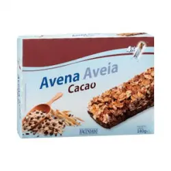 Barritas de cereales avena Hacendado con cacao