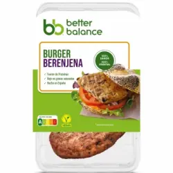 Burger vegan de berenjena Better Balance 160 g.