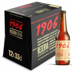 Cerveza 1906 reserva especial pack 12 botellas 33 cl.